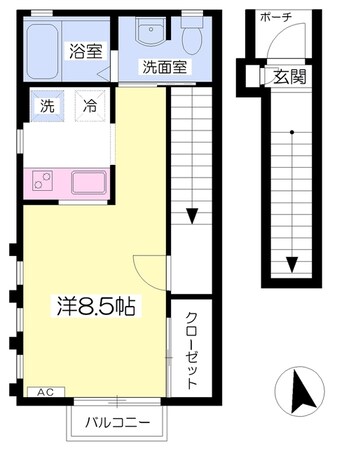 グラン・シーダー西加瀬　Ｆの物件間取画像